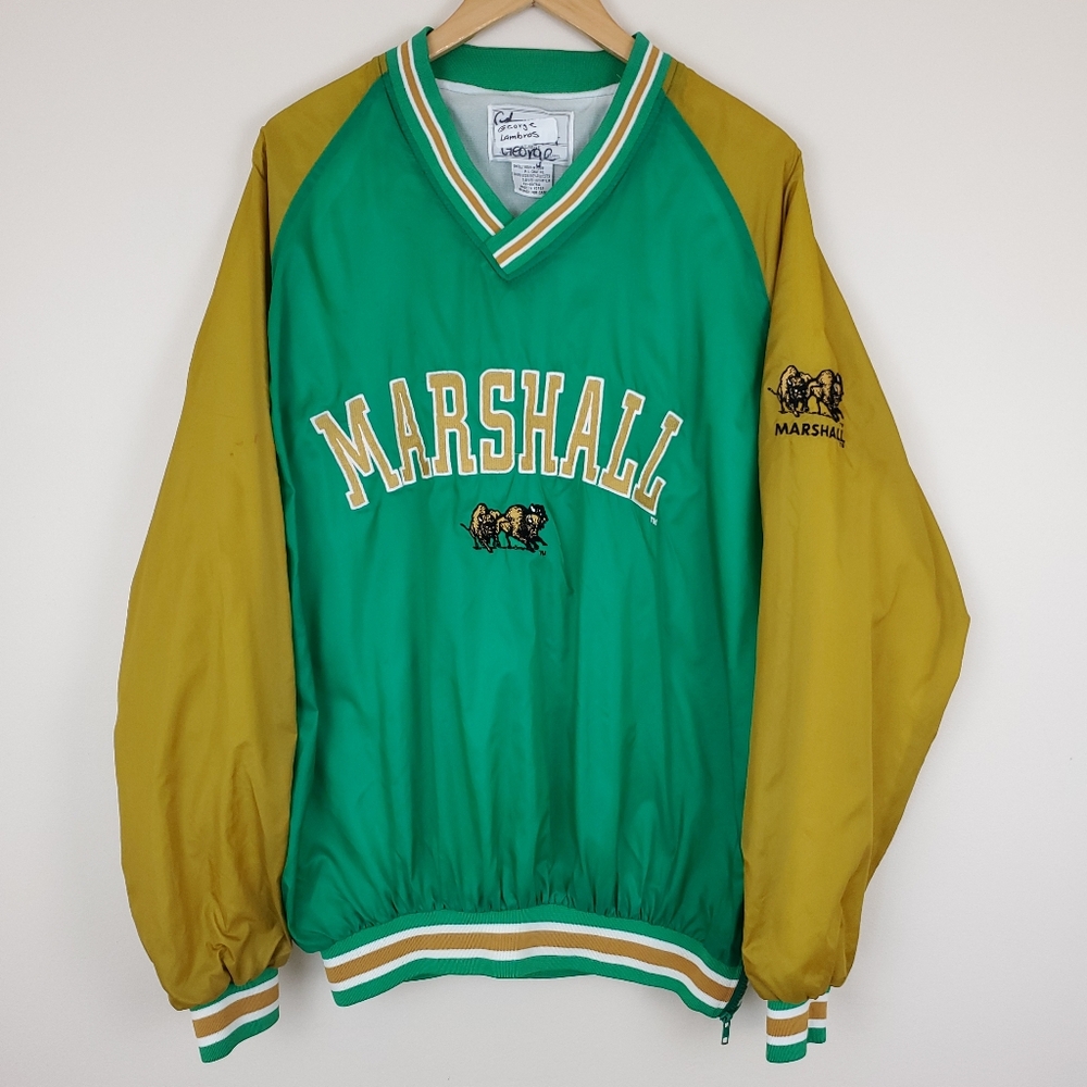 Vintage Marshall University Zubaz Brand Windbreaker Jacket